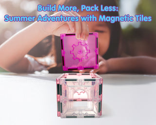 Build More, Pack Less: Summer Adventures with Magnetic Tiles
