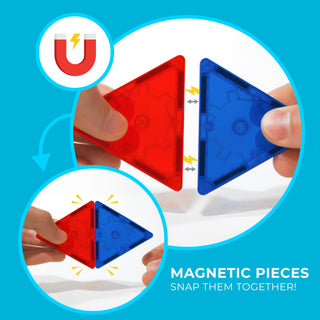 Official Disney Frozen Castle Magnetic Tile Set - 41-Piece