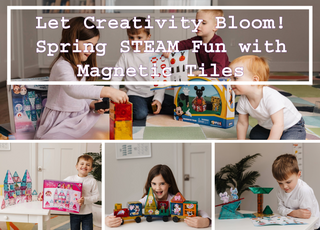 Spring into Learning: Creative Magnetic Tile Projects for the Season