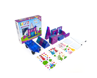Tytan® Magnetic Tile Building Set – 60-Piece Princess Castle Kit