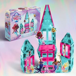 Official Disney Junior Ariel Magnetic Tile Set - 41-Piece