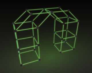 Tytan® Magnetic Tile Glow-in-the-Dark Fort Building Set – 130-Piece