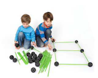 Tytan® Magnetic Tile Glow-in-the-Dark Fort Building Set – 130-Piece