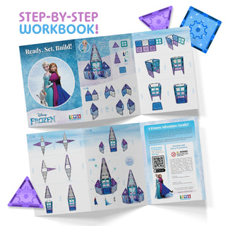 Official Disney Frozen Castle Magnetic Tile Set - 21-Piece