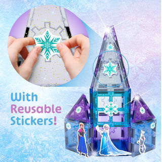 Official Disney Frozen Castle Magnetic Tile Set - 21-Piece