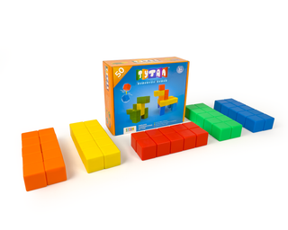 TYTAN® Magnetic Cubes 50-Piece Colorful Building Blocks