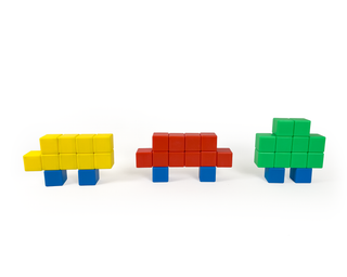 TYTAN® Magnetic Cubes 50-Piece Colorful Building Blocks