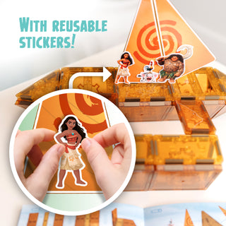 Official Disney Moana Magnetic Tile Set - 30-Piece