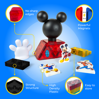 [COMING SOON, PREORDER TODAY!] Official Disney Junior Mickey Mouse Clubhouse Magnetic Character Tiles – 22-Piece