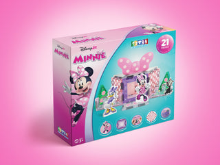 [COMING SOON, PREORDER TODAY!] Official Disney Junior Minnie Mouse Magnetic Character Tiles – 21-Piece