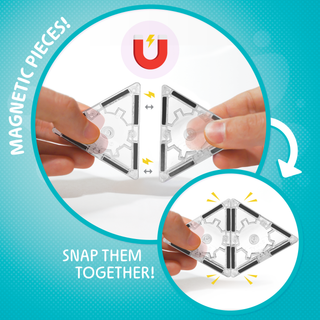 [COMING SOON, PREORDER TODAY!] Official Disney Junior Minnie Mouse Magnetic Character Tiles – 21-Piece