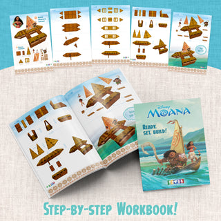 Official Disney Moana Magnetic Tile Set - 30-Piece