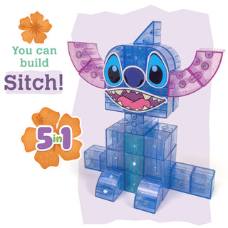 Official Disney Stitch Magnetic Cube Set - 53-Piece