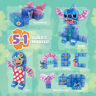 Official Disney Stitch Magnetic Cube Set - 53-Piece