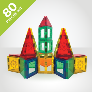 Tytan® Magnetic Tile Building Set – 80-Piece