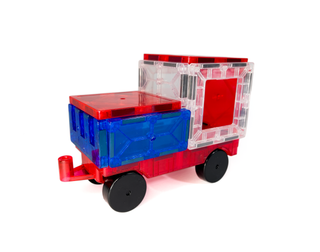 Tytan® Magnetic Tile Building Set – 60-Piece Red, White, & Blue Edition