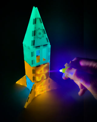 Tytan® Magnetic Tile Building Set 2.0 – 60-Piece Glow in the Dark