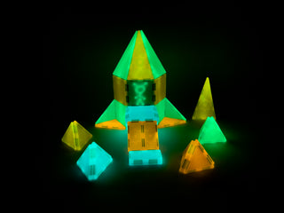 Tytan® Magnetic Tile Building Set 2.0 – 60-Piece Glow in the Dark