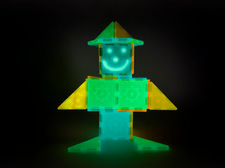 Tytan® Magnetic Tile Building Set 2.0 – 60-Piece Glow in the Dark